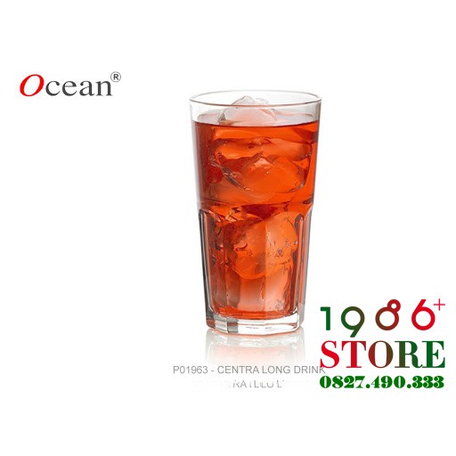 Bộ 6 Cốc Thủy Tinh Centra Long Drink Ocean – P01963 – 495ml