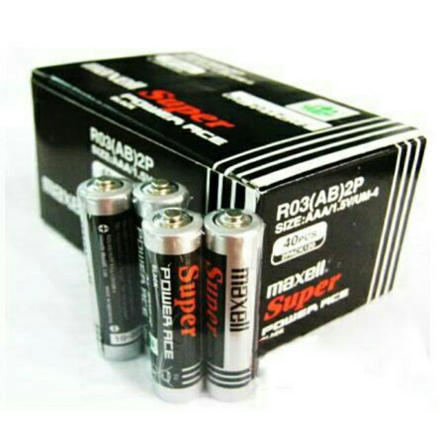 [HCM]Pin tiểu AAA maxell (1hộp 40 viên)