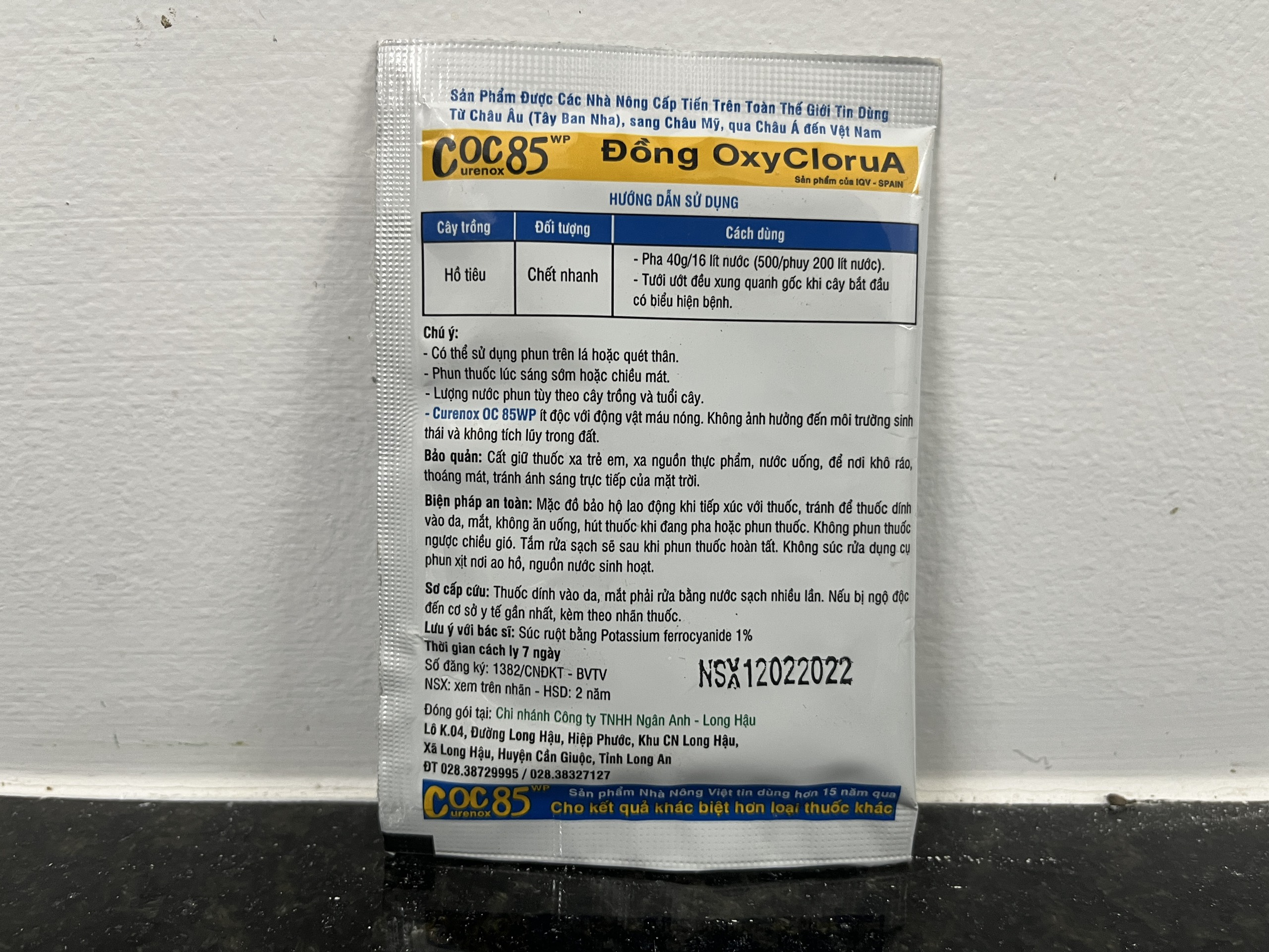 Thuốc trừ nấm bệnh cây trồng COC85WP - 20gram