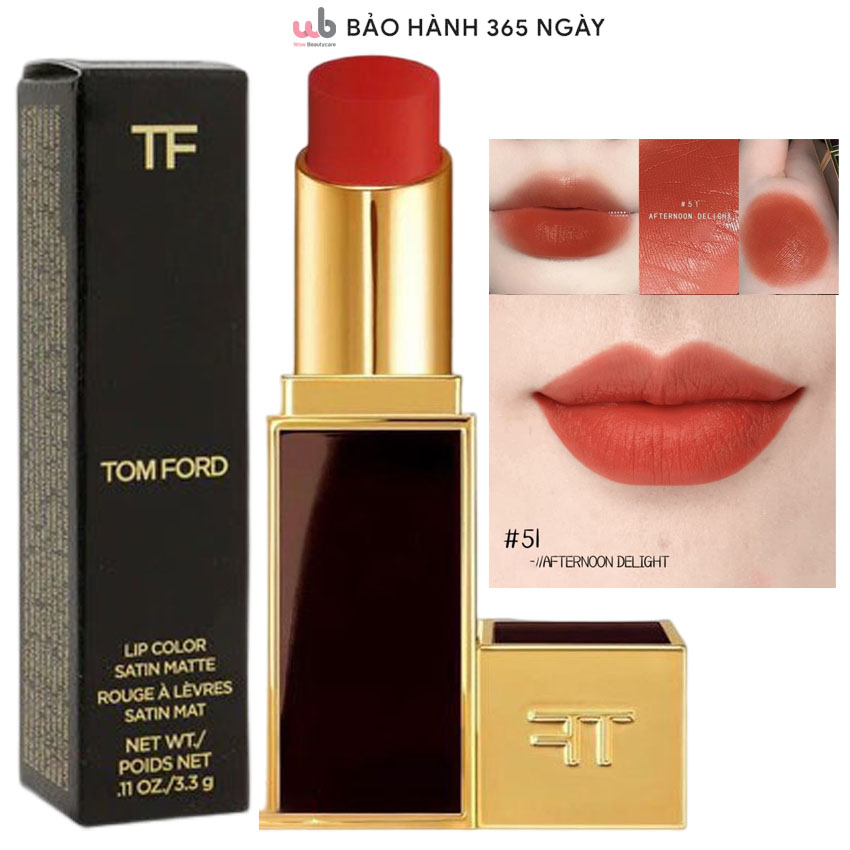 The pant Tom Ford 51 is burn orange, afternoon dellight, has only one color standard, and the trendy tone led the trend of beauty. with a nice gift