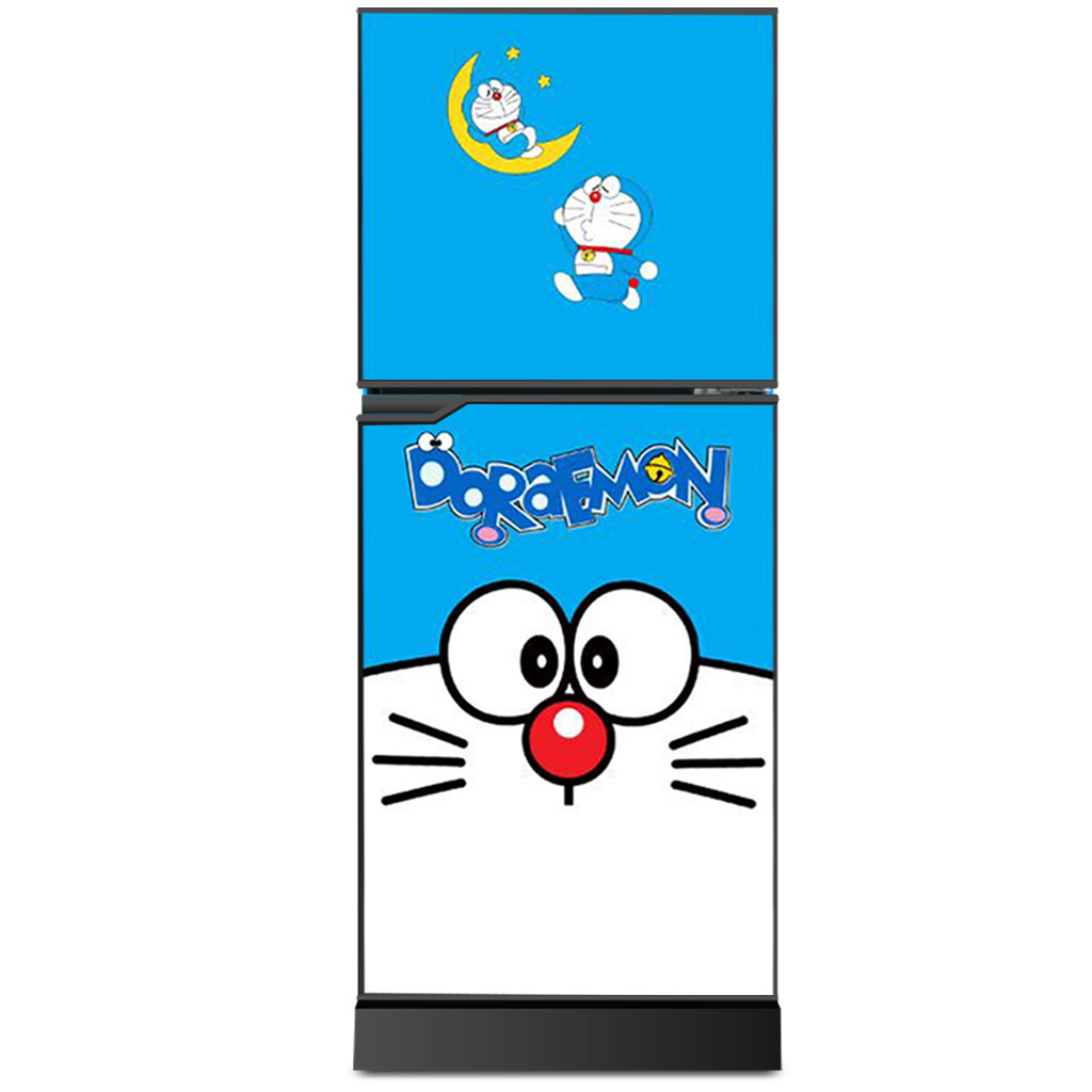 [HCM]Decal dán trang trí tủ lạnh Doraemon Mẫu 2