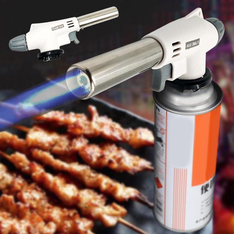 KHÒ GA Mini Flame Gun xoay 360 độ, đầu khò được làm bằng hợp inox tiện lợi giúp ích bạn rất nhìu trong công viêc nấu ăn, nhóm bếp thang nướng