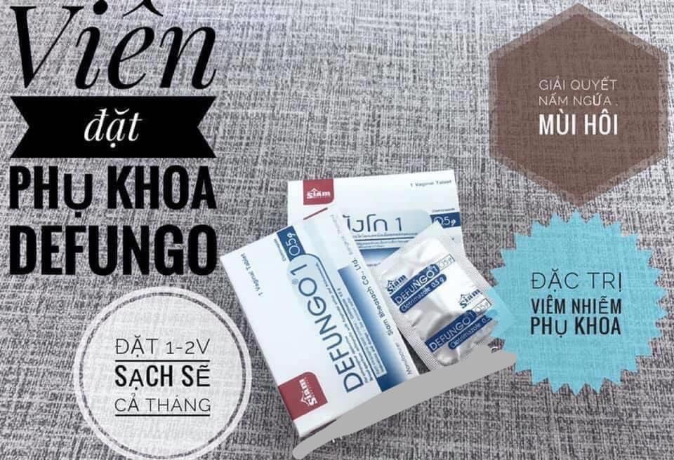Viên Đặt Phụ Khoa DEFUNGO Thái Lan