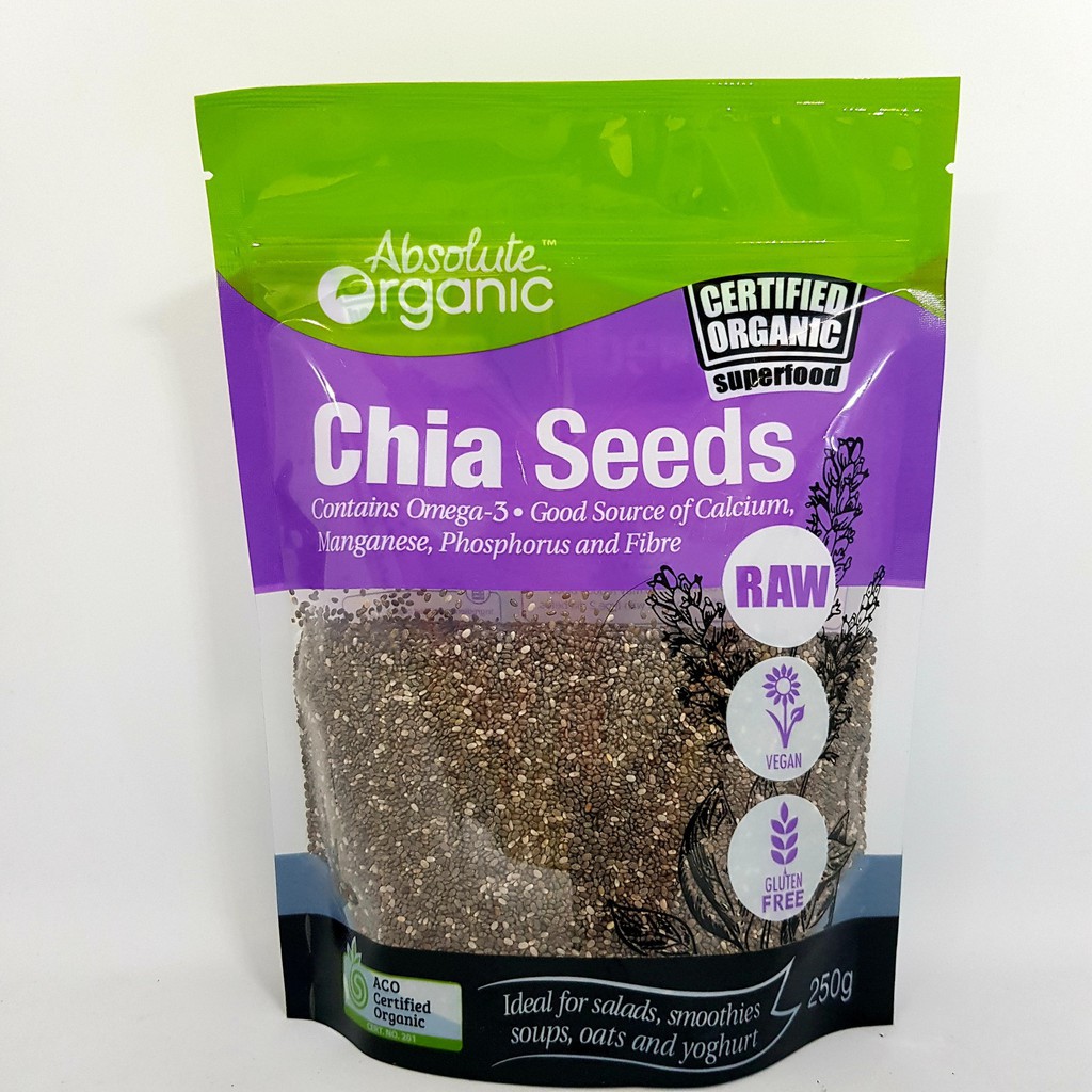 Hạt chia úc tím bịch 250g