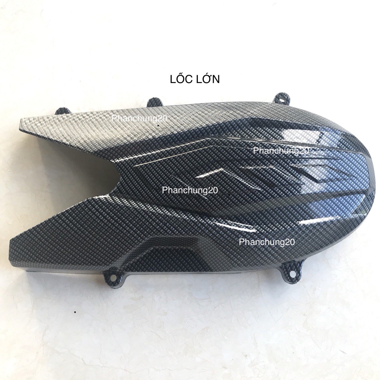 Bộ ốp lốc máy trước / sau dùng cho xe ab 2016 2017 2018 2019 cacbon
