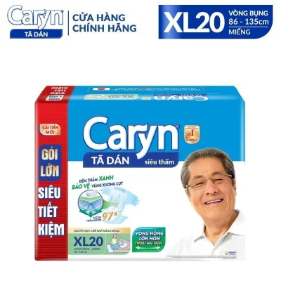 [HCM]CARYN TẢ DÁN XL20 (20 MIẾNG SIZE XL)