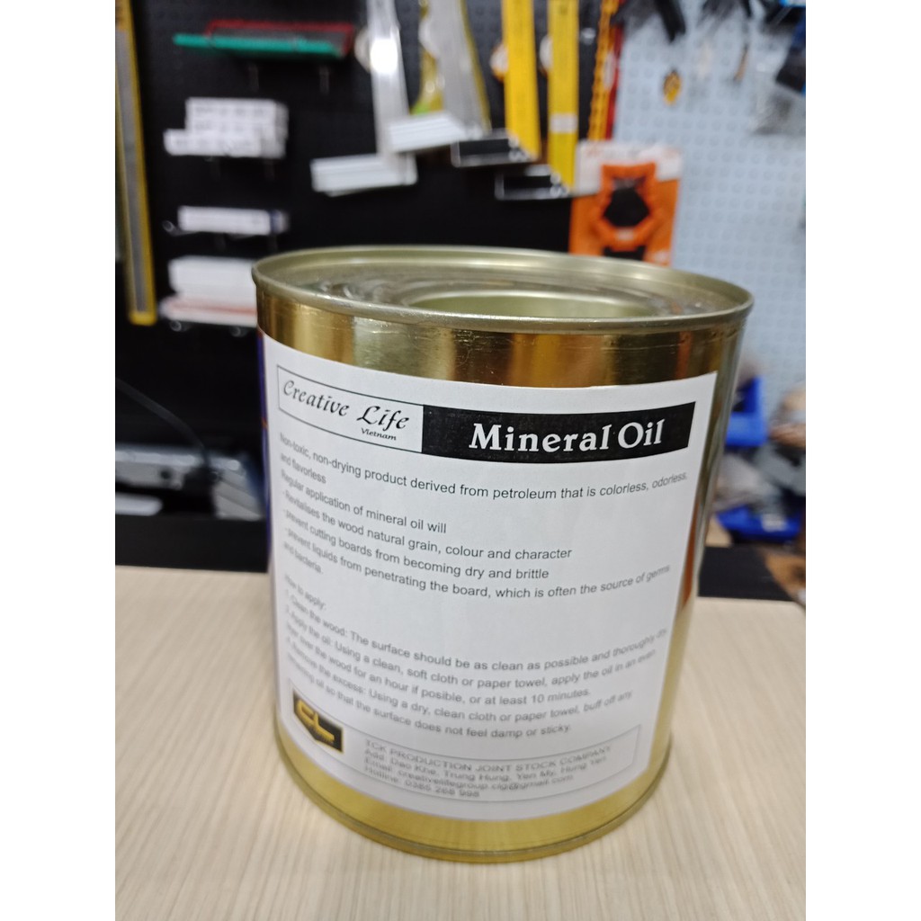 Sơn khoáng mineral oil Nghề Mộc (800ml)
