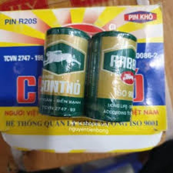 HỘP 12 VIÊN PIN ĐẠI CON THỎ