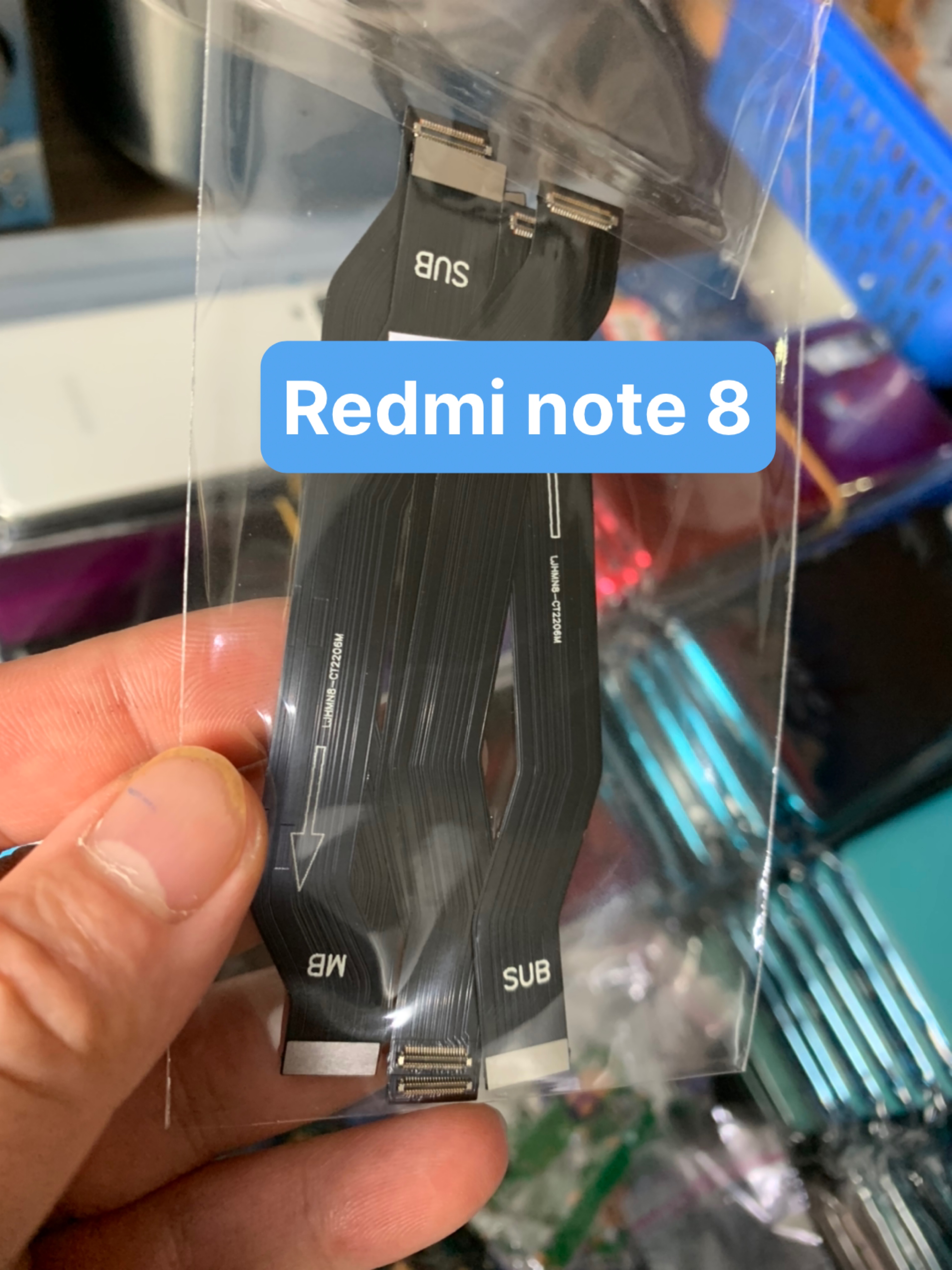 Cáp nối main, cáp nối bo sạc zin redmi note 8