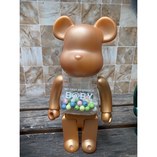 BEARBRICK my first baby 400% 28cm bụng có bi