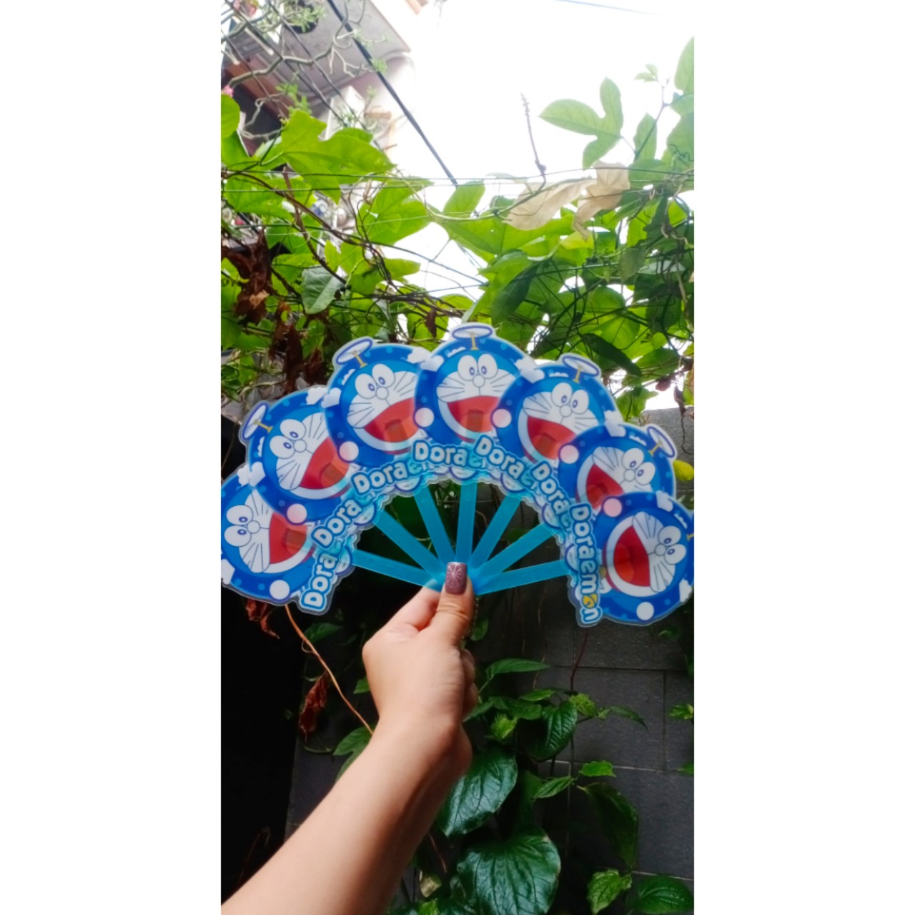 [HCM]QUẠT Ô XÒE CẦM TAY DOREMON