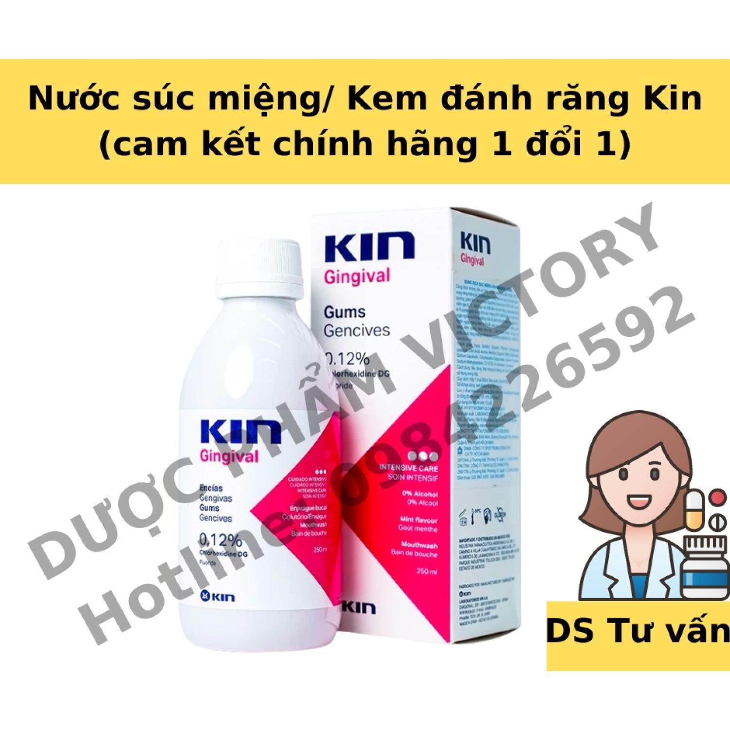 Nước súc miệng kin 250ml/ hasan kin 250ml