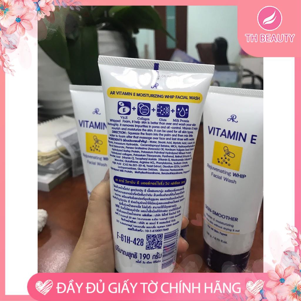 Sữa rửa mặt Vitamin E Thái Lan 190g