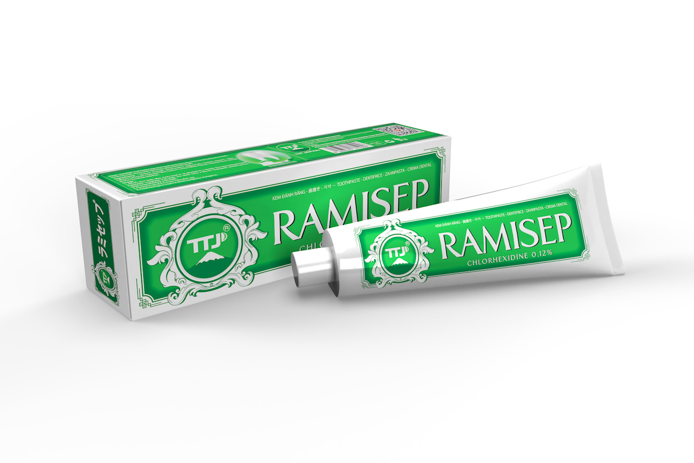 Kem đánh răng RAMISEP Chlorhexidine 0.12%