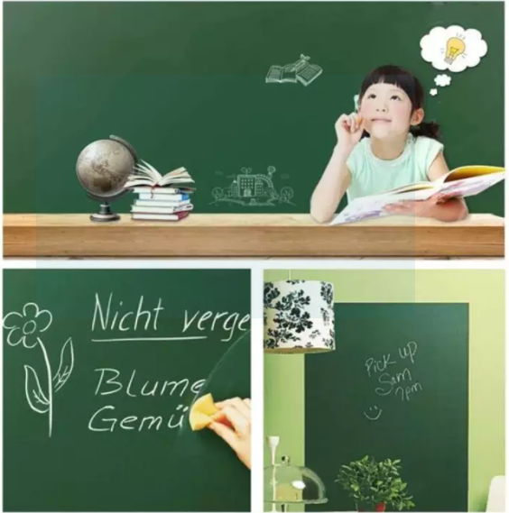 Decal bảng xanh dán tường viết phấn ( Nhiều size)
