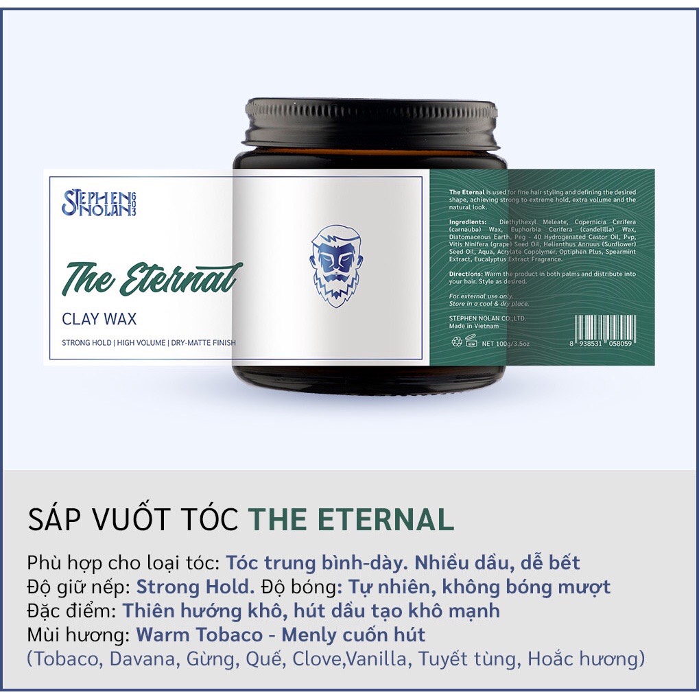 Sáp Vuốt Tóc The Eternal Stephen Nolan 603 - Version 2023