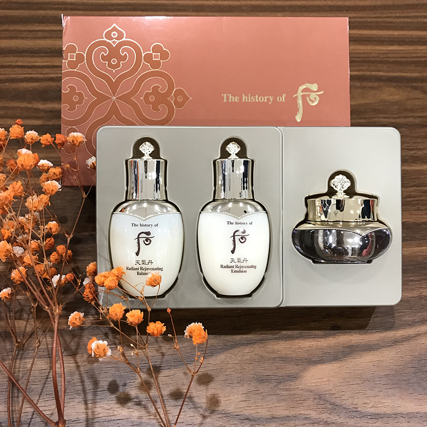 Bộ Dưỡng Da Tái Sinh Whoo Cheongidan Radiant 3pcs và 5pcs - Bộ tái sinh whoo; Bộ Whoo; Set dưỡng da Whoo