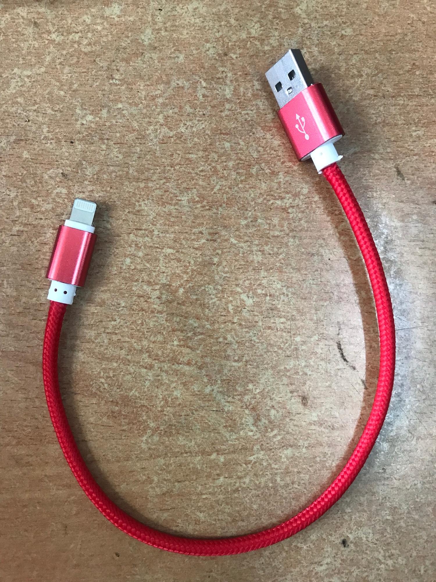 [HCM]Cáp sạc dây dù ngắn cho điện thoại IP 5 6 7