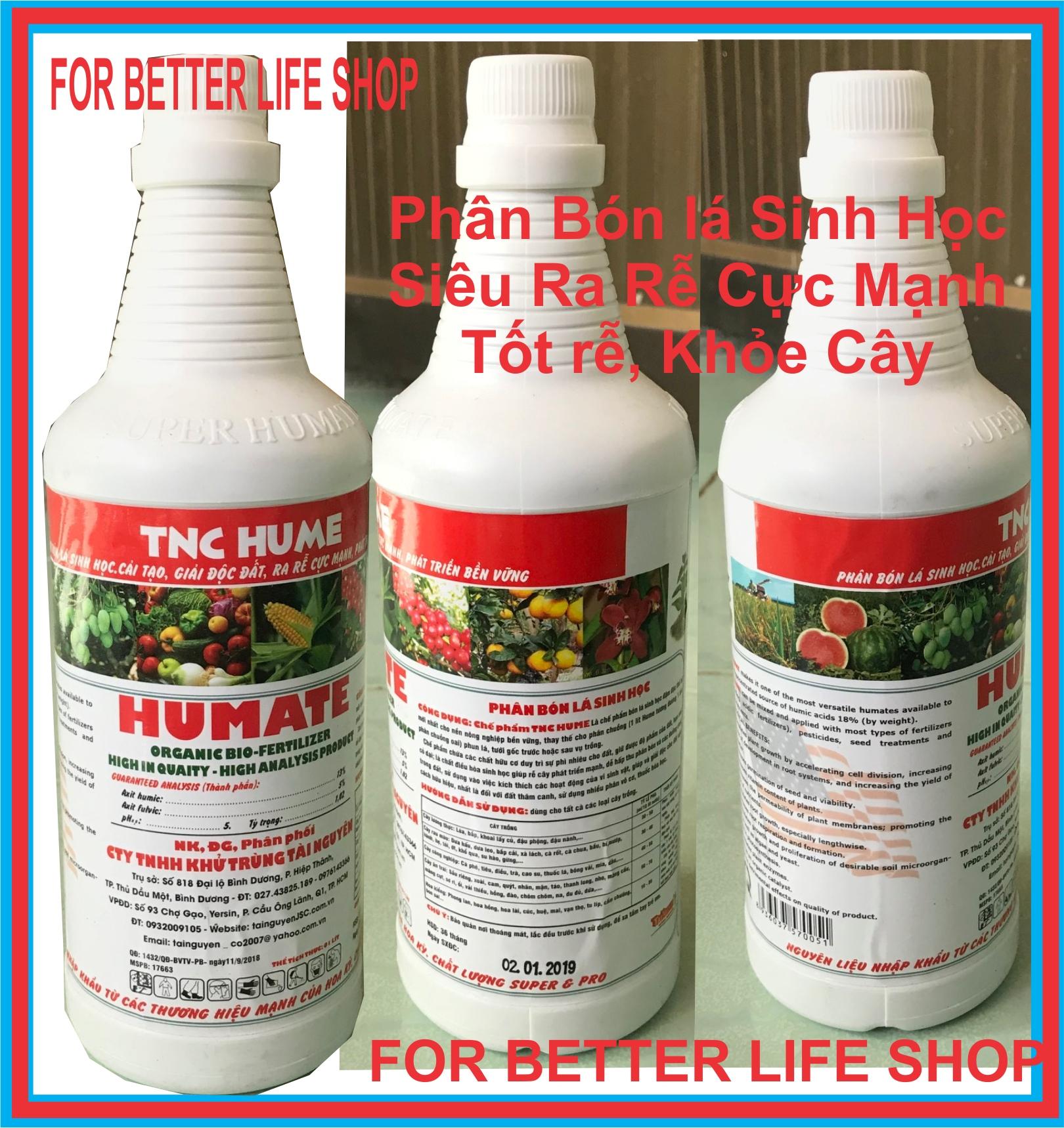 Phân Bón Cải Tạo Đất TNC HUME chai 1 lít