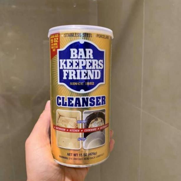 Bột tẩy rửa đa năng thần thánh bar keepers friend hàng chính hãng