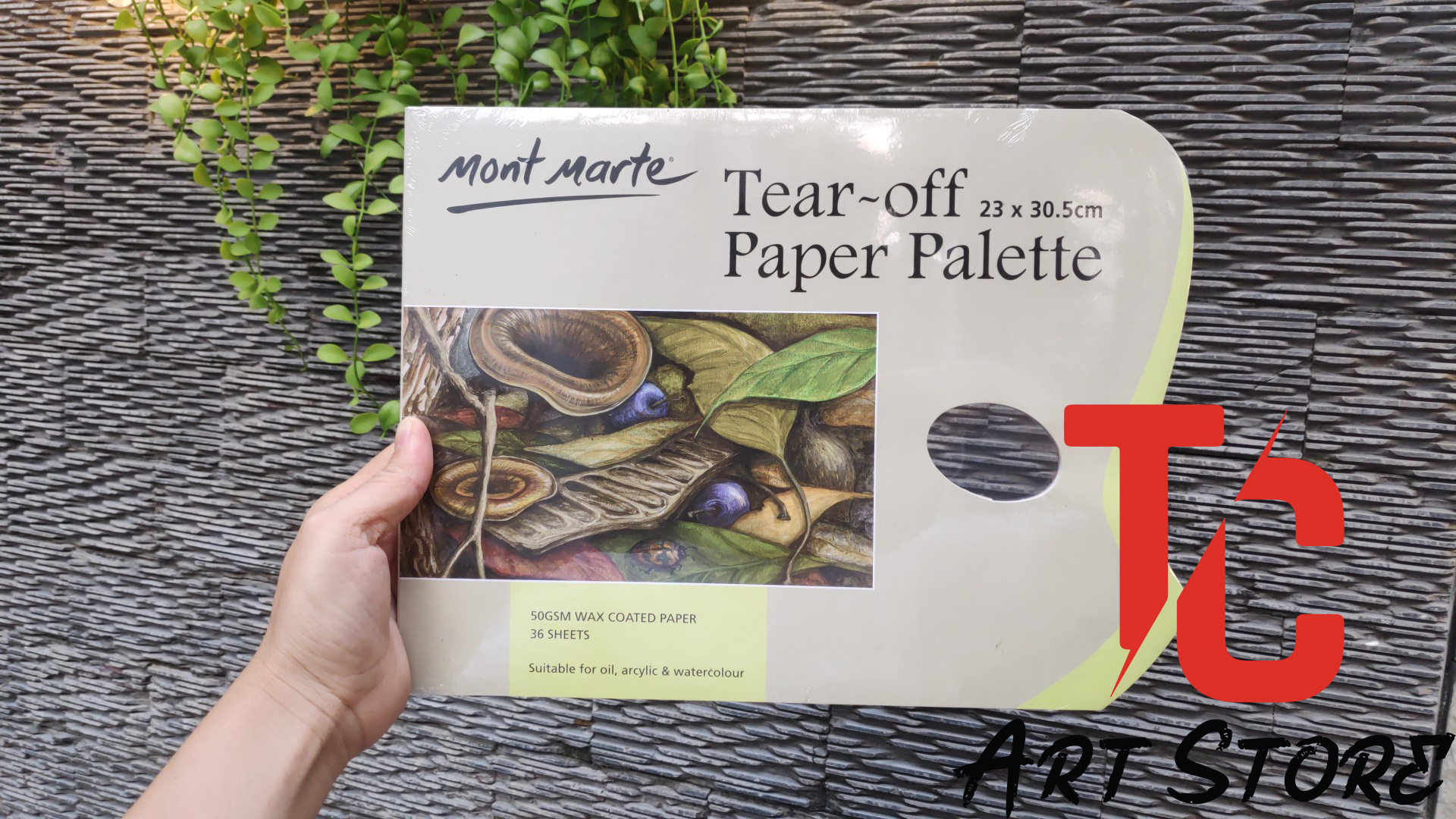 [HCM]Palette Bảng Pha Màu Bằng Giấy