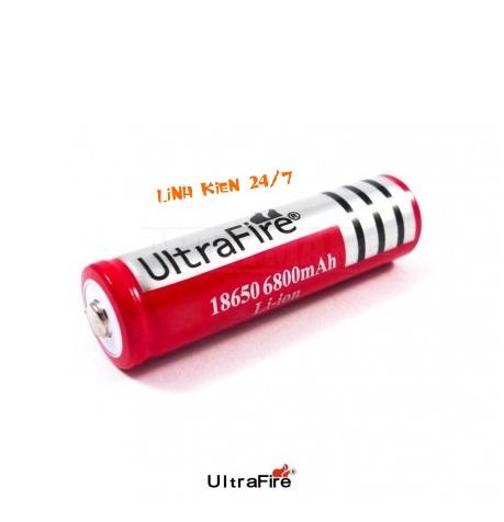 PIN SẠC 3.7V LI-ION ULTRAFIRE 18650-6800MAH