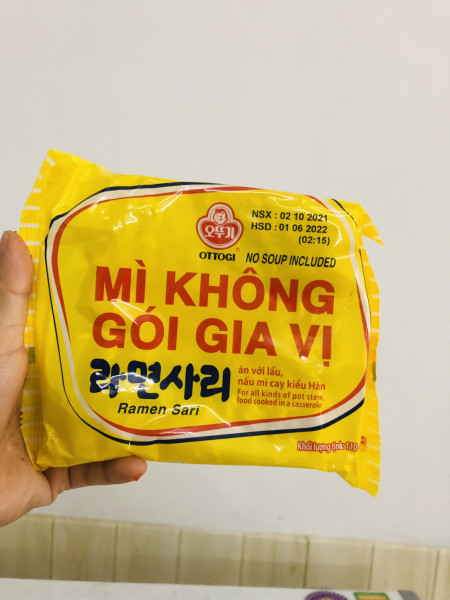 Combo 5 gói mì không gia vị OTTOGI