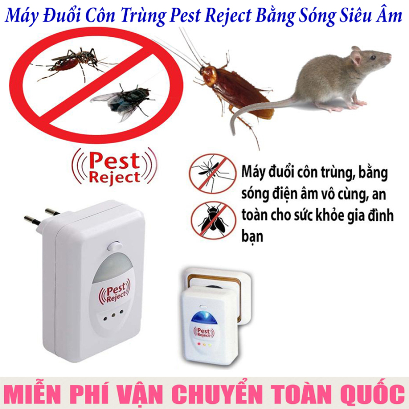 Máy Đuổi Chuột Sóng Âm Pest Reject Nhập Khẩu Máy Đuổi Muỗi Của Nhật - Thiết Bị Bảo Vệ An Toàn Cho Gia Đình Bạn - BẢO HÀNH 12 THÁNG