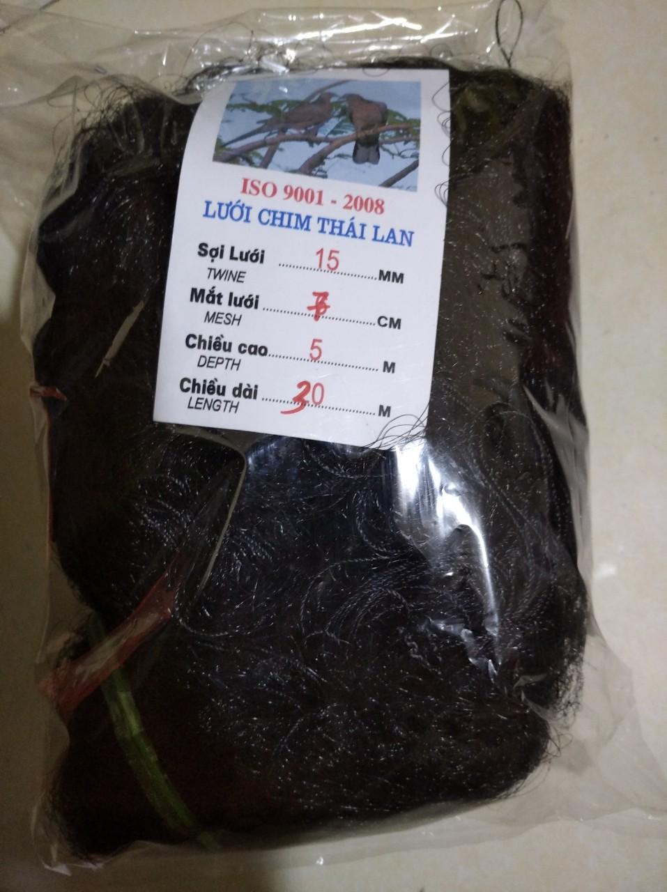 Lưới bẫy chim cu gáy  bắt các loại chim to khứu, chim chích chòe, chi họa mi chất lượng cao