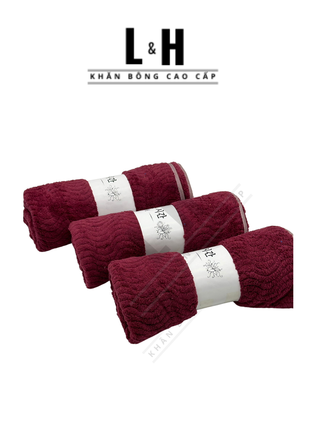 Khăn tắm lông cừu, sóng gạo 50x100cm