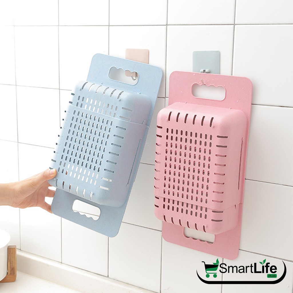 Khay, rổ gác bồn rửa bát thông minh gấp gọn