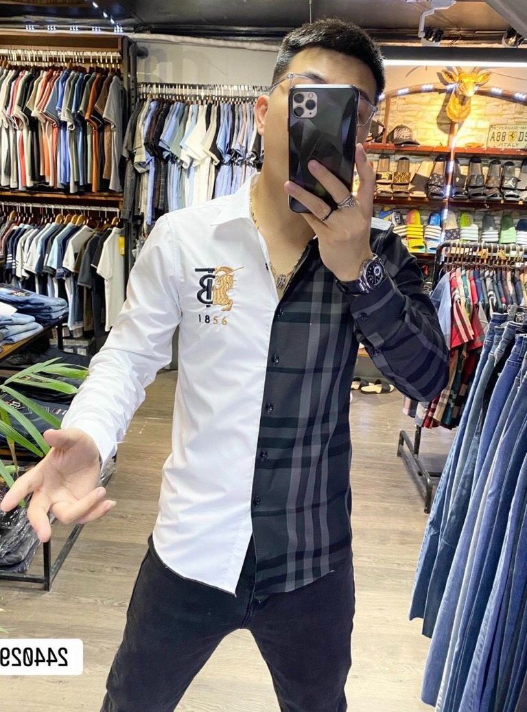 [HCM]ÁO SƠ MI CAO CẤP CHUẨN SHOP LÊN PHOM CỰC CHUẨN MS359