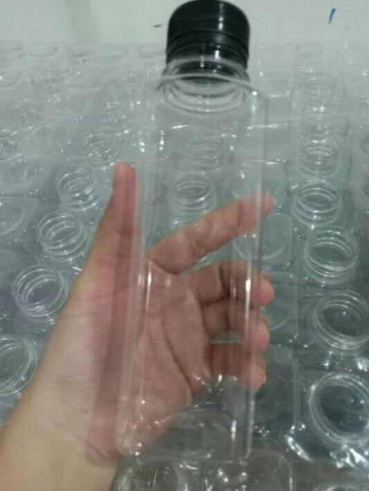 Chai Nhựa có nắp đen kèm ( Combo 10 chai)