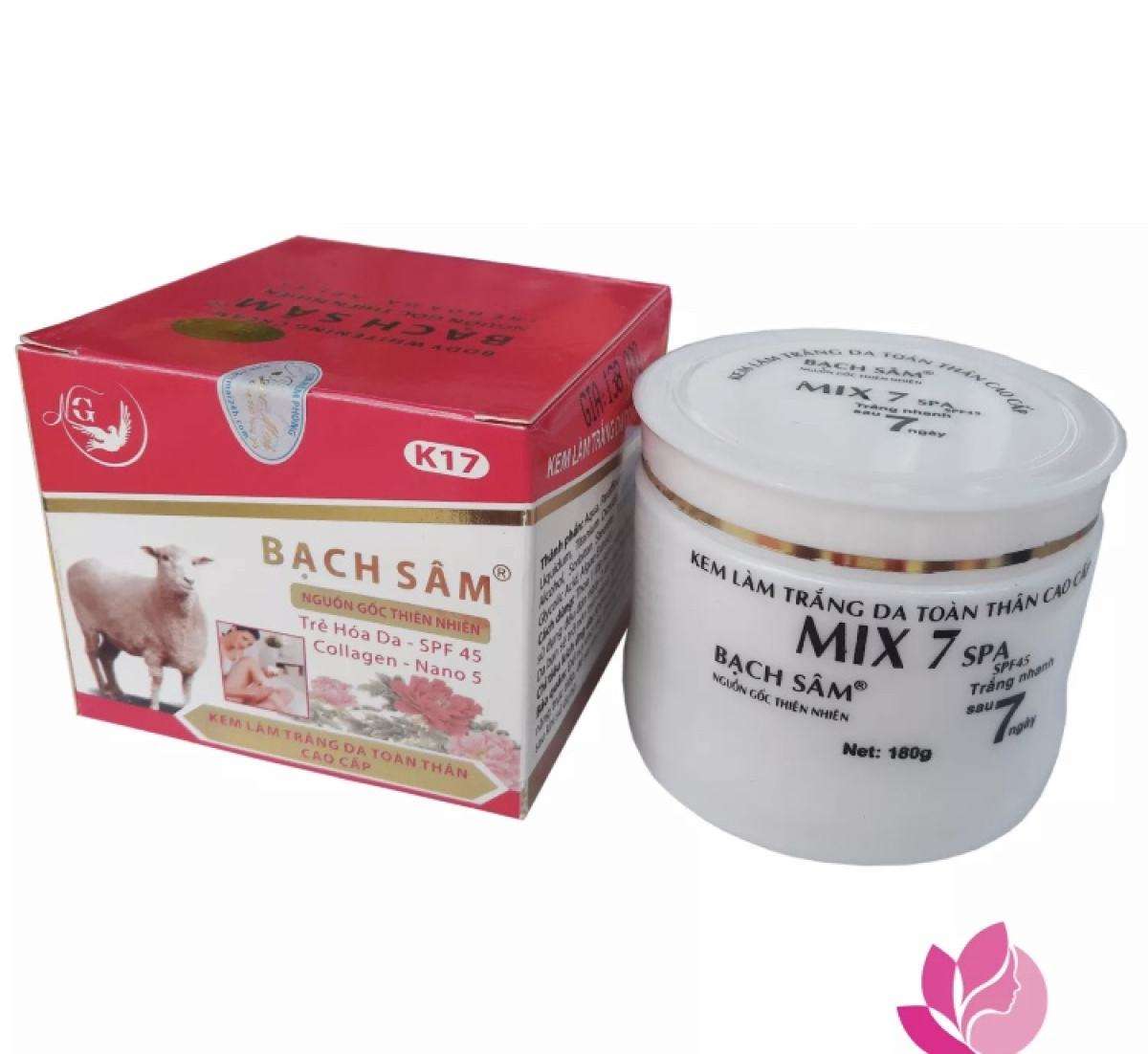 [HCM]Kem làm trắng da toàn thân cao cấp Bạch Sâm K-17