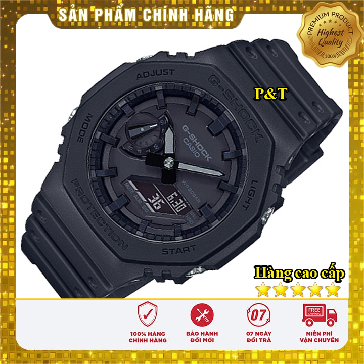 Đồng hồ Casio G-Shock GA-2100 Đen - Phong cách - Sang trọng - Đồng hồ P&T ( 7 màu lựa chọn ) [ FreeShip- Hàng cao cấp- Full box ]