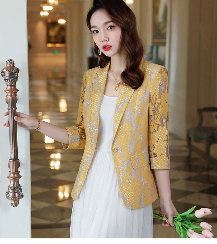 Áo khoác nữ Áo khoác Blazer phối ren công sở Áo vest nữ đẹp áo vest kiểu hàn đẹp kiểu hàn quốc