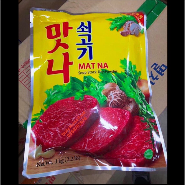 <Hot> Bột Nêm Bò Matna Hàn Quốc 1kg