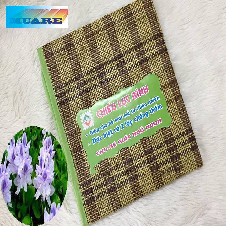2-layer waterproof hyacinth mats for babies