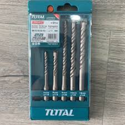 BỘ 5 MŨI KHOAN BÊ TÔNG ĐUÔI GÀI TOTAL TAC190501