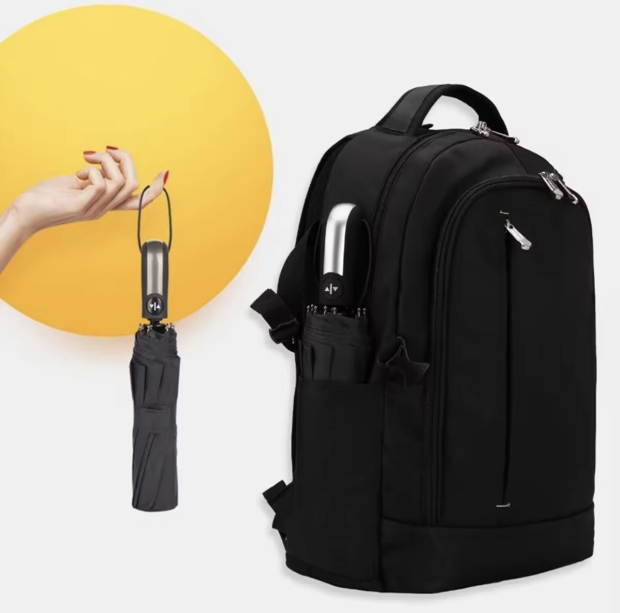 Dù tự động Ô Dù Che Mưa Ô Dù Tự Động Gấp Gọn Đóng Mở 2 Chiều dieulinhshop