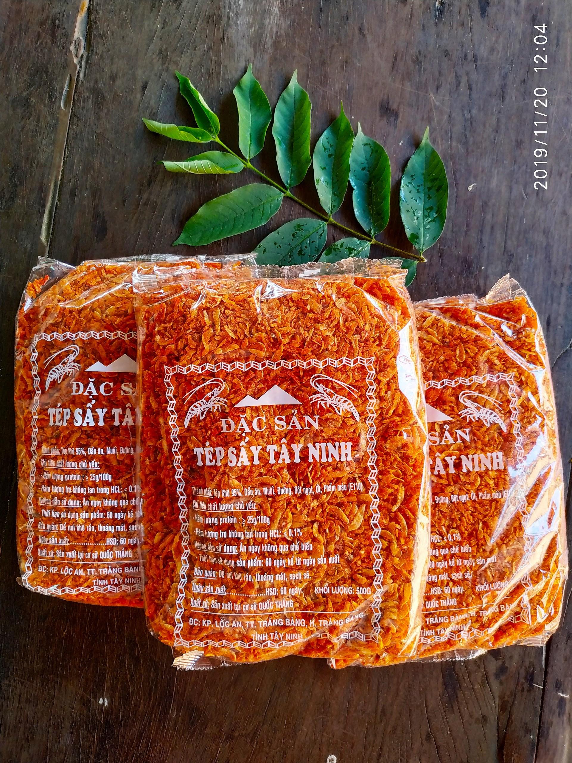 Tép sấy tẩm gia vị Tây Ninh (1kg)