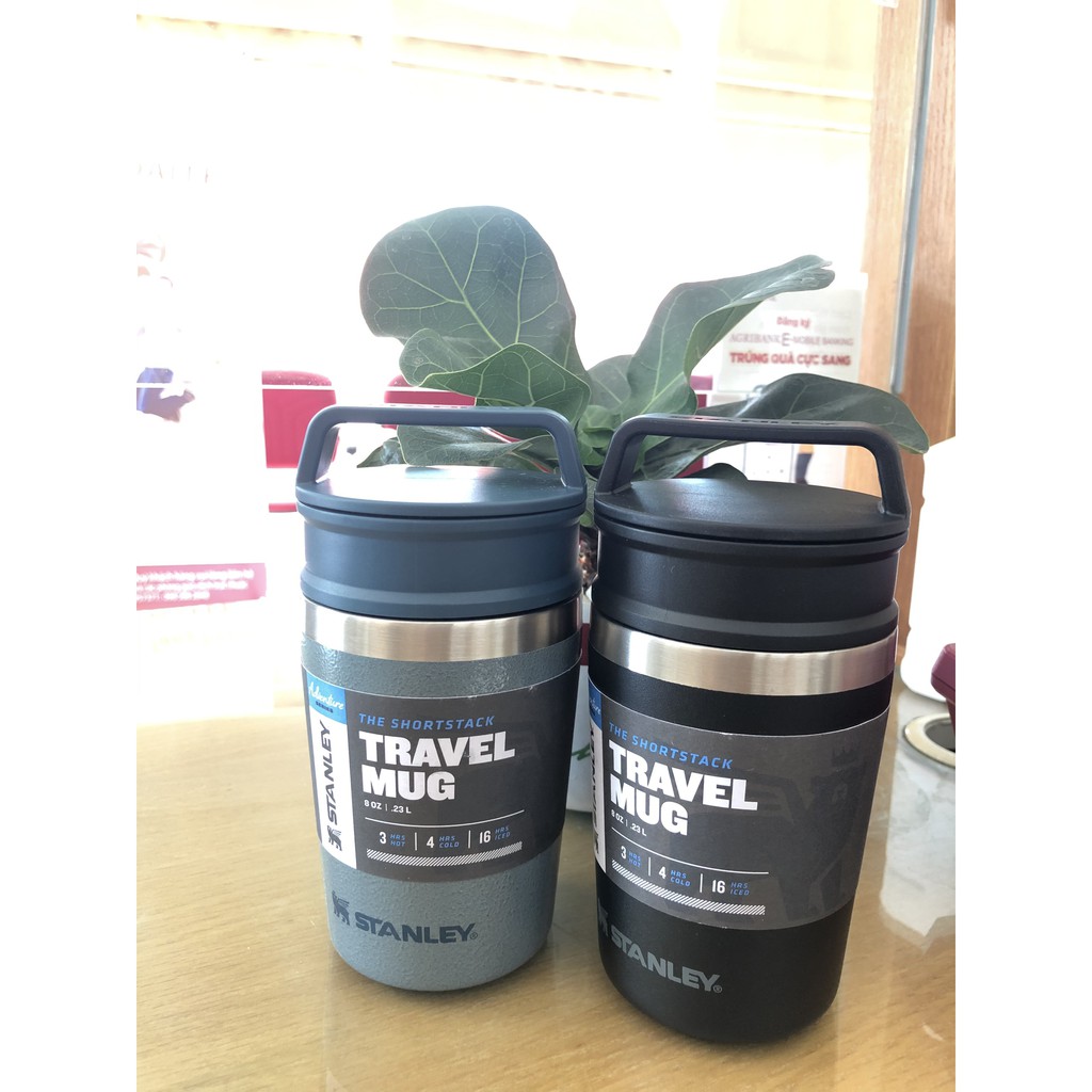STANLEY ADVENTURE SHORTSTACK TRAVEL MUG 8OZ BÌNH GIỮ NHIỆT [Hàng chuẩn, xáchtay US]
