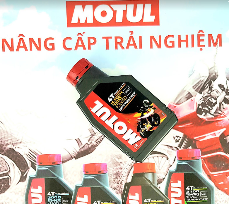 [MOTO PKL] MOTUL H-Tech 100 10W40 (tổng hợp) MA2