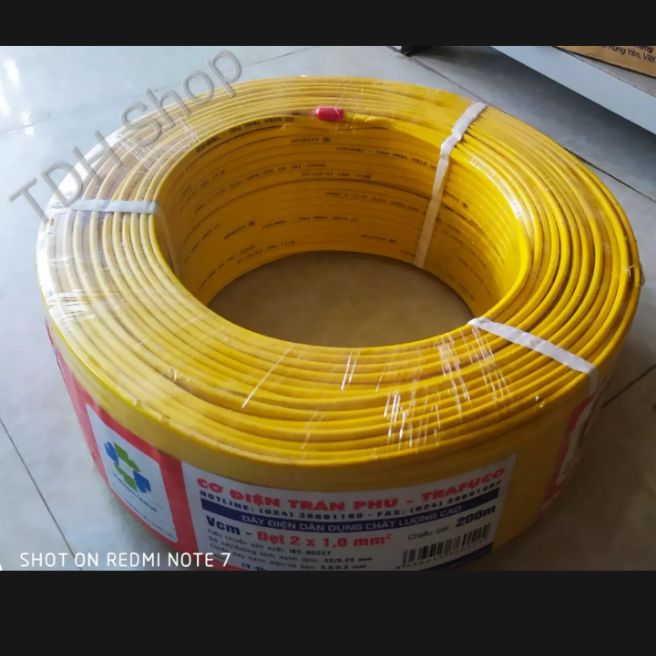 Dây điện 2x 1.0 SQmm Trần phú