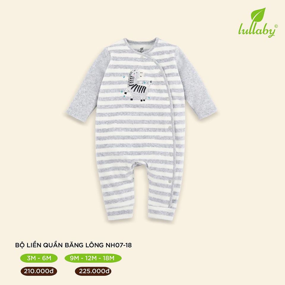 Body cài lệch băng lông Lullaby