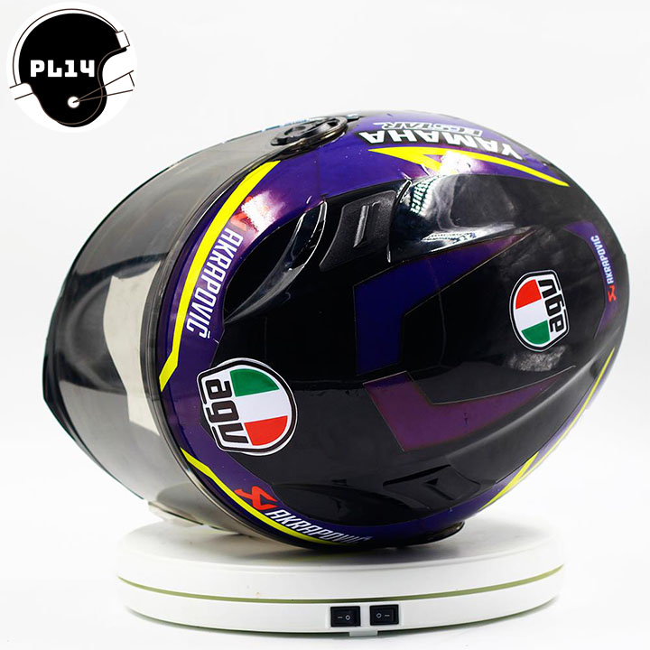 Decal Dán Mũ Bảo Hiểm Fullface Tem Yamaha - PC012