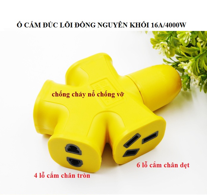 Ổ cắm đúc chống vỡ 16A- 4000W