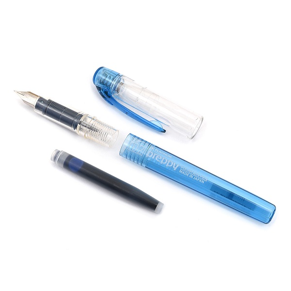 Bút máy preppy nhật bản 02 nét 0.2mm có màu xanh - màu đen - màu tím