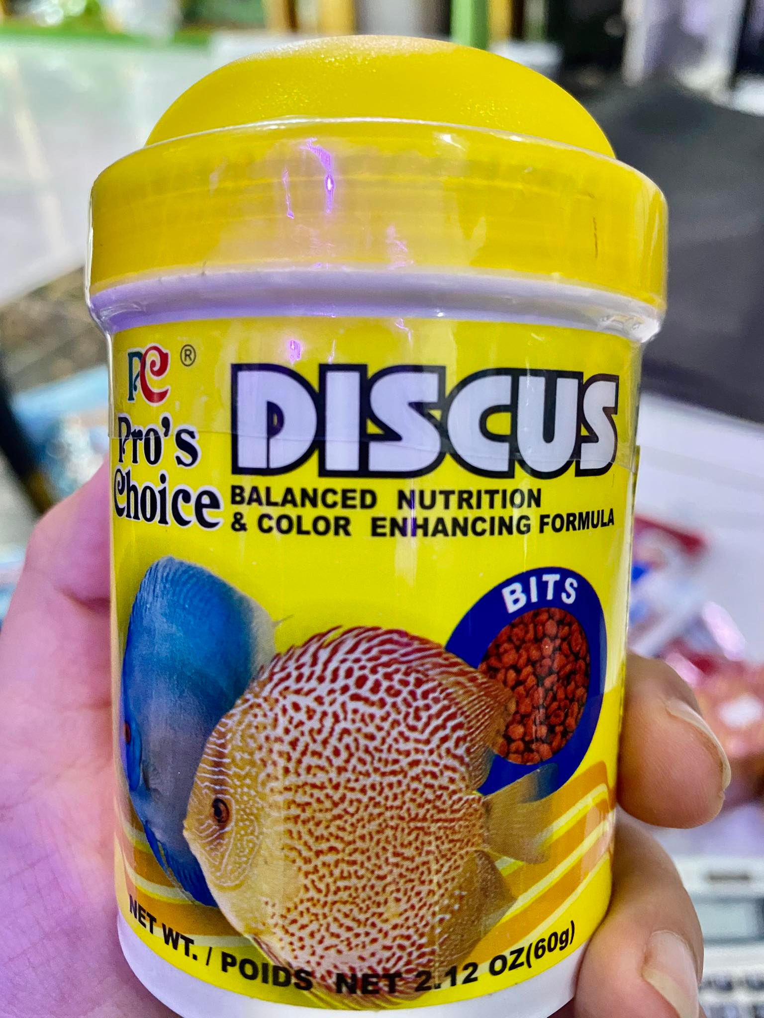 Thức ăn cho cá dĩa Discus