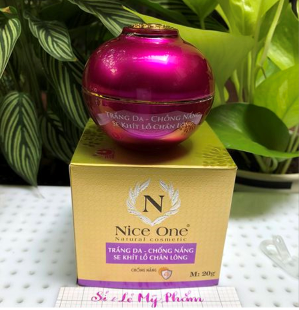 Kem Nice One Trắng Da - Chống Nắng - Se khít lỗ chân lông 20g